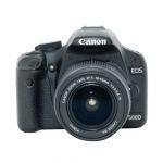 Canon EOS 500D Gehäuse (21708 Auslösungen), (USB-Abdeckung defekt) + EF-S 18-55mm/3,5-5,6 IS