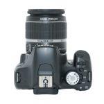 Canon EOS 500D Gehäuse (21708 Auslösungen), (USB-Abdeckung defekt) + EF-S 18-55mm/3,5-5,6 IS
