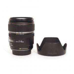 Canon EF-S 17-85mm/4-5,6 IS, USM (leichter Staub im Linsensystem – kein Einfluss auf Bildqualität), Sonnenblende