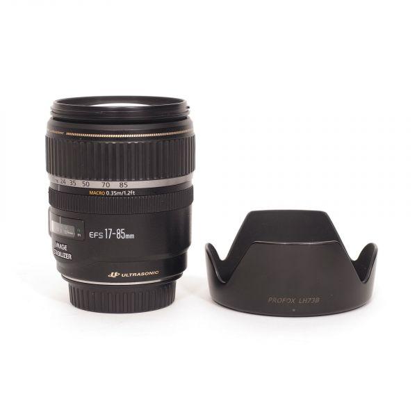 Canon EF-S 17-85mm/4-5,6 IS, USM (leichter Staub im Linsensystem - kein Einfluss auf Bildqualität), Sonnenblende