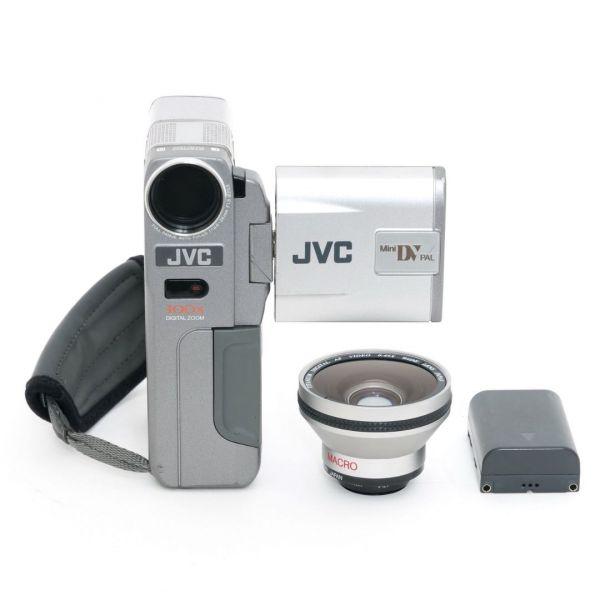 JVC GR-DV M5, Digital Video Camera (Mini-DV), 2. Akku, Videovorsatz x0,45, inkl. 20% MwSt.