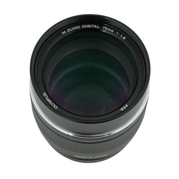 Olympus M.Zuiko 75mm/1,8 ED, schwarz, Ausstellungsstück, OVP, 1 Jahr Garantie, inkl. 20% MwSt. – Bild 3