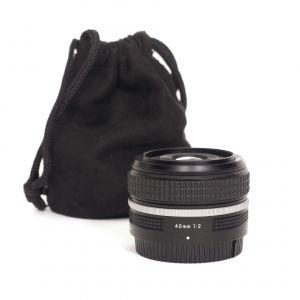 Nikon Z 40mm/2 SE, Beutel