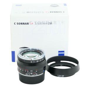 Zeiss Sonar 50mm/1,5 ZM, T*, schwarz, Sonnenblende, OVP, für Leica M