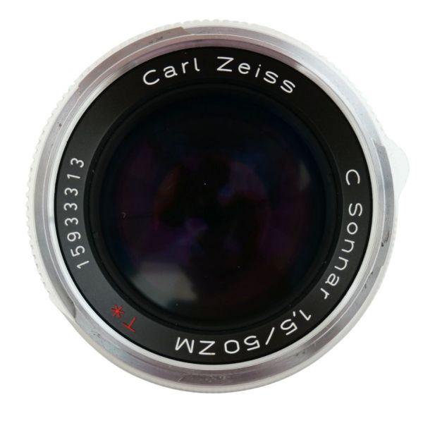 Zeiss Sonar 50mm/1,5 ZM, T*, silber, Sonnenblende, für Leica M – Bild 3