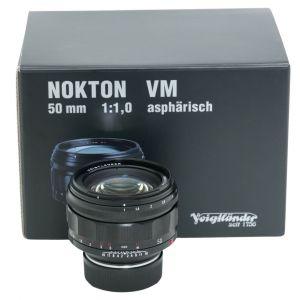 Voigtländer Nokton 50mm/1,0 ASPH, OVP, für Leica M