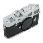 Leica M2 Gehäuse silber, Sn.960649, Button Rewind, Tasche