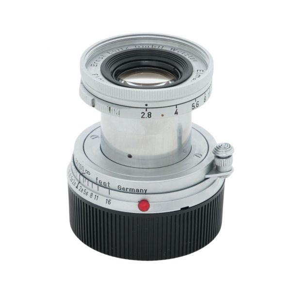 Leica M Elmar 5cm/2,8 silber, Sn.1600913 (leichte Verunreinigung, kleiner Kratzer auf Frontlinse)