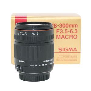 Sigma AF 28-300mm/3,5-6,3 Macro, (leichter Staub im Linsensystem, kein Einfluss auf Bildqualität), OVP, für Canon EF