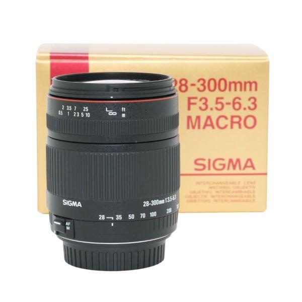 Sigma AF 28-300mm/3,5-6,3 Macro, (leichter Staub im Linsensystem, kein Einfluss auf Bildqualität), OVP, für Canon EF