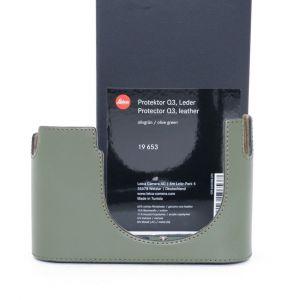 Leica Lederprotektor Q3 olivgrün, ArtNr.19653, OVP