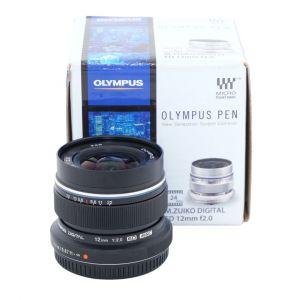 Olympus M.Zuiko 12mm/2 schwarz, Ausstellungsstück, OVP, 1 Jahr Garantie, inkl. 20% MwSt.