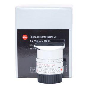 Leica M Summicron 35mm/2 Asph, silber, Sn.4815144, ArtNr.12473, 6-Bit codiert, OVP