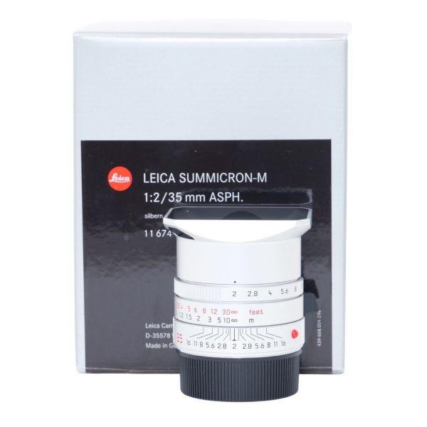 Leica M Summicron 35mm/2 Asph, silber, Sn.4815144, ArtNr.12473, 6-Bit codiert, OVP