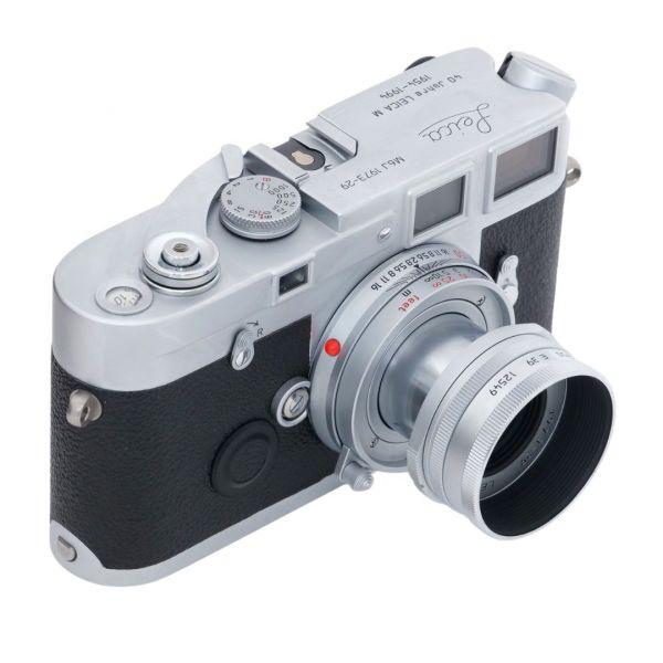 Leica M6J Gehäuse mit Leica M Elmar 50mm/2,8 "40 Jahre Leica M" Edition, Sn.1973-29, ArtNr.10440, OVP, Holzbox, Echtheits Zertifikat – Bild 5
