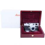 Leica M6J Gehäuse mit Leica M Elmar 50mm/2,8 “40 Jahre Leica M” Edition, Sn.1973-29, ArtNr.10440, OVP, Holzbox, Echtheits Zertifikat
