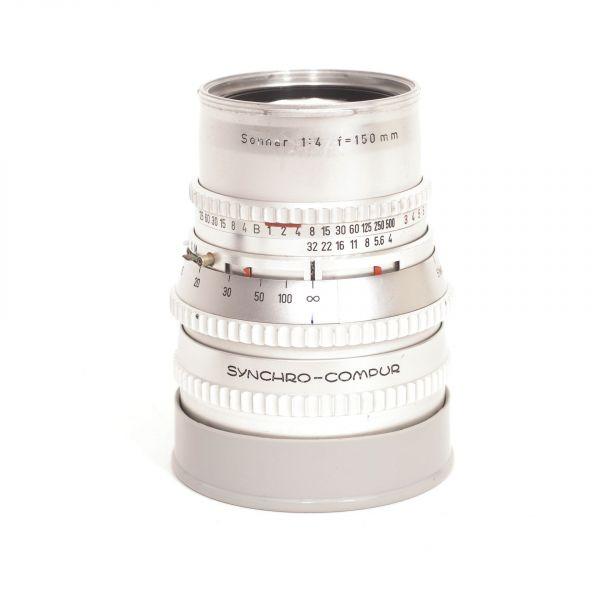 Hasselblad Sonnar C 150mm/4 (Verkittung löst sich, wenig Einfluss auf Bildqualität), silber, inkl. 20% MwSt.