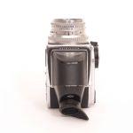 Hasselblad 500C Gehäuse + Planar C 80mm/2,8 silber, A16 Magazin, Prismensucher, Anleitung