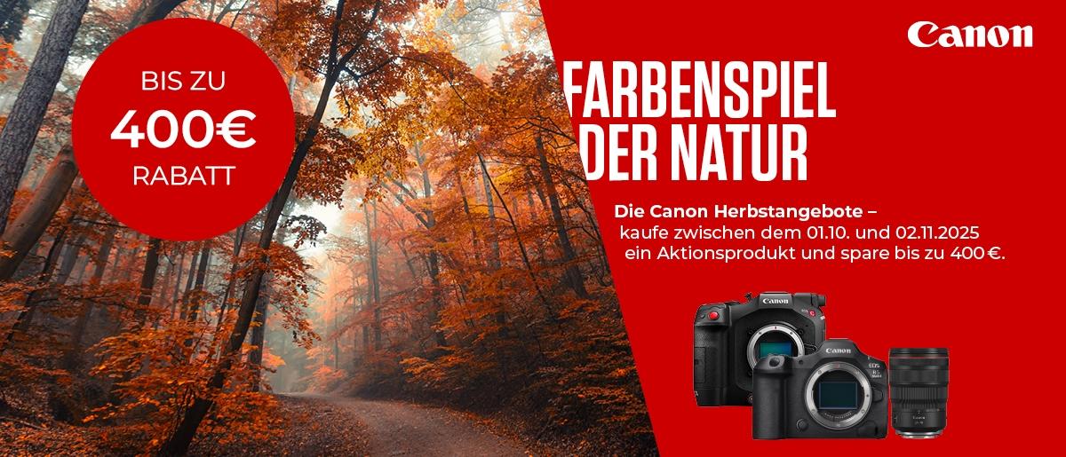Canon Herbstangebote 25 Slider