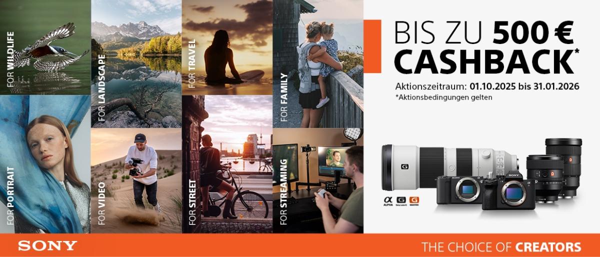 Sony Winter Cashback 25 Slider