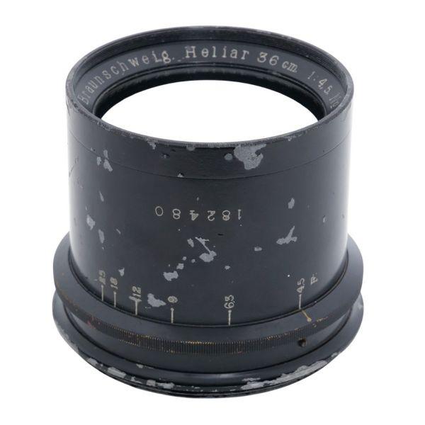 Voigtländer Heliar 36cm/4,5 (Staub im Linsensystem, Außenlackierung löst sich), inkl. 20% MwSt.
