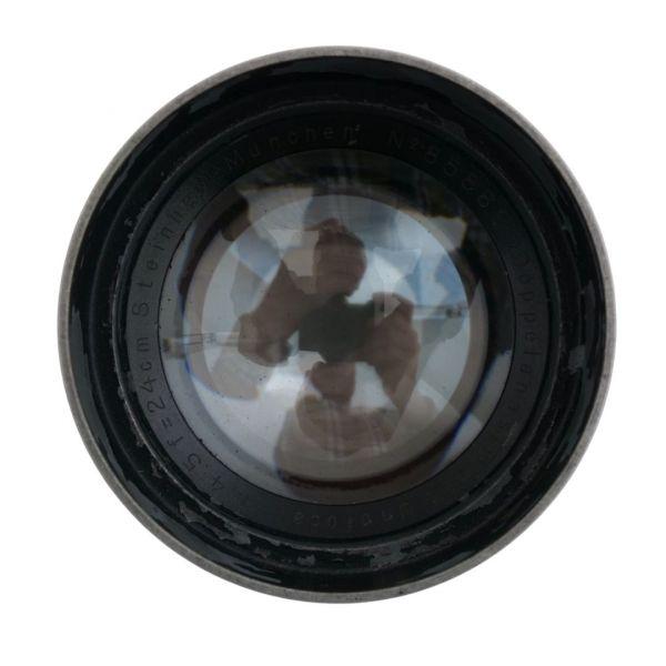Steinheil Doppelanastigmat 24cm/4,5 (Staub im Linsensystem, Außenlackierung löst sich), inkl. 20% MwSt. – Bild 3