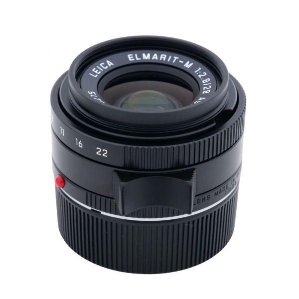 Leica M Elmarit 28mm/2,8 Asph, schwarz, Sn.4093215, ArtNr.11606, 6-Bit codiert, Sonnenblende, Köcher – Bild 2