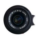 Leica M Elmarit 28mm/2,8 Asph, schwarz, Sn.4093215, ArtNr.11606, 6-Bit codiert, Sonnenblende, Köcher