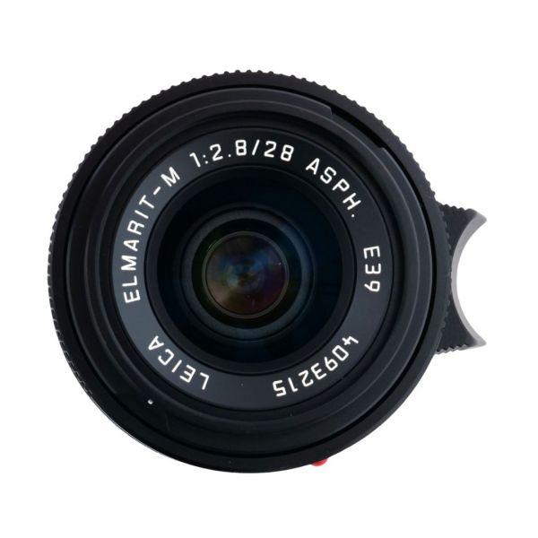 Leica M Elmarit 28mm/2,8 Asph, schwarz, Sn.4093215, ArtNr.11606, 6-Bit codiert, Sonnenblende, Köcher – Bild 3