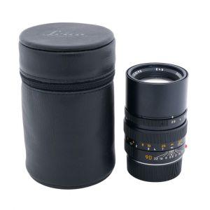 Leica M Elmarit 90mm/2,8 schwarz, Sn.3622976, ArtNr.11807, Köcher