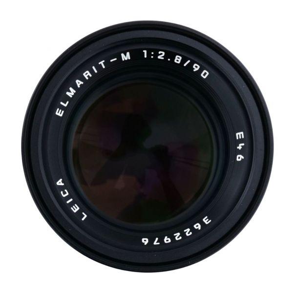 Leica M Elmarit 90mm/2,8 schwarz, Sn.3622976, ArtNr.11807, Köcher – Bild 3