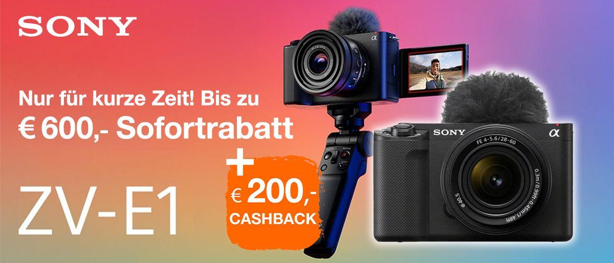 Sony ZV-E1 Aktion Slider mit CB