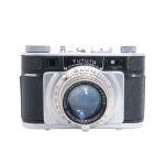 Futura Compur Rapid mit Frilon MF 50mm/1,5 (Linse leicht angelaufen), Tasche