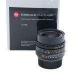 Leica M Summilux 35mm/1,4 schwarz, Sn.04880155, ArtNr.11726, 6-Bit codiert, Demogerät, OVP, 1 Jahr Garantie, inkl. 20% MwSt.
