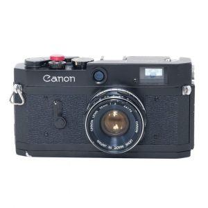 Canon P Gehäuse, schwarz + Canon P 35mm/2