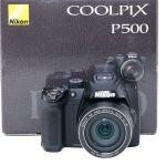 Nikon Coolpix P500, Digitalkamera, OVP, inkl. 2 extra Akkus