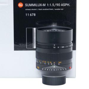 Leica M Summilux 90mm/1,5 ASPH, schwarz, Sn. 4787694, ArtNr. 11678, Demogerät, 6 Bit codiert, OVP, 1 Jahr Garantie, inkl. 20% MwSt.