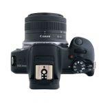 Canon EOS R100 Gehäuse (unter 5000 Auslösungen), + RF-S 18-45mm/4,5-6,3 IS, STM, Sonnenblende, 6 Monate Garantie