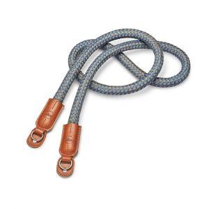 Leica Trageriemen, cognac/denim, ArtNr.14720