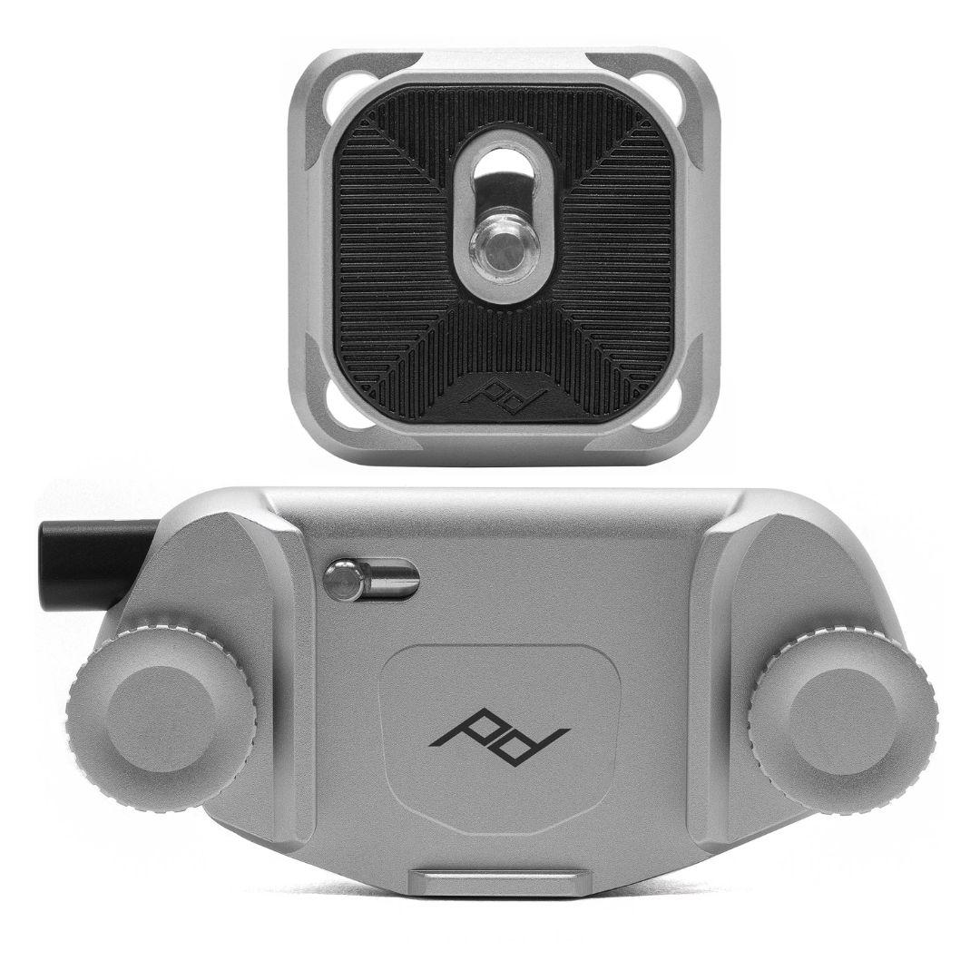 Peak Design Capture Clip v3 inkl. Standard Plate - Silver