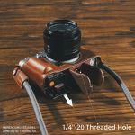 SmallRig 5449 Ledertaschen-Kit braun für Fujifilm X-E5