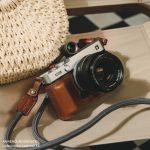SmallRig 5449 Ledertaschen-Kit braun für Fujifilm X-E5