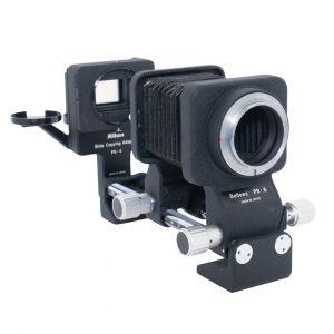 Nikon PB-5 Balgengerät  mit Nikon PS-4 Slide Copying Adapter, inkl. 20% MwSt.