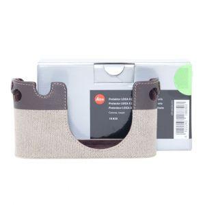 Leica Protektor canvas, taupe, ArtNr.18830, für Leica X (Typ 113), und Leica X-Vario, OVP, inkl. 20% MwSt.