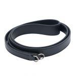 Leica Lederriemen, schwarz, schmal, 110cm, kleine Splentringe, Etui, inkl. 20% MwSt.