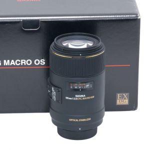 Sigma AF 105mm/2,8 Macro, EX, DG, OS, OVP, für Nikon AF