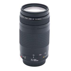 Canon EF 75-300mm/4-5,6 II, (leichter Staub im Linsensystem)