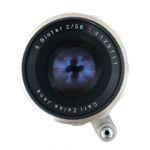 Carl Zeiss Jena Biotar 58mm/2 T, (leichter Staub im Linsensystem, kein Einfluss auf Bildqualität), für Exakta, inkl. 20% MwSt.