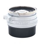 Leica M Summilux 35mm/1,4 silber verchromt, “Steel Rim”, Sn. 4917014, ArtNr. 11301, 6-Bit codiert, OVP (Sonnenblende ArtNr. 12486 fehlt)
