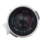 Leica M Summilux 35mm/1,4 silber verchromt, “Steel Rim”, Sn. 4917014, ArtNr. 11301, 6-Bit codiert, OVP (Sonnenblende ArtNr. 12486 fehlt)